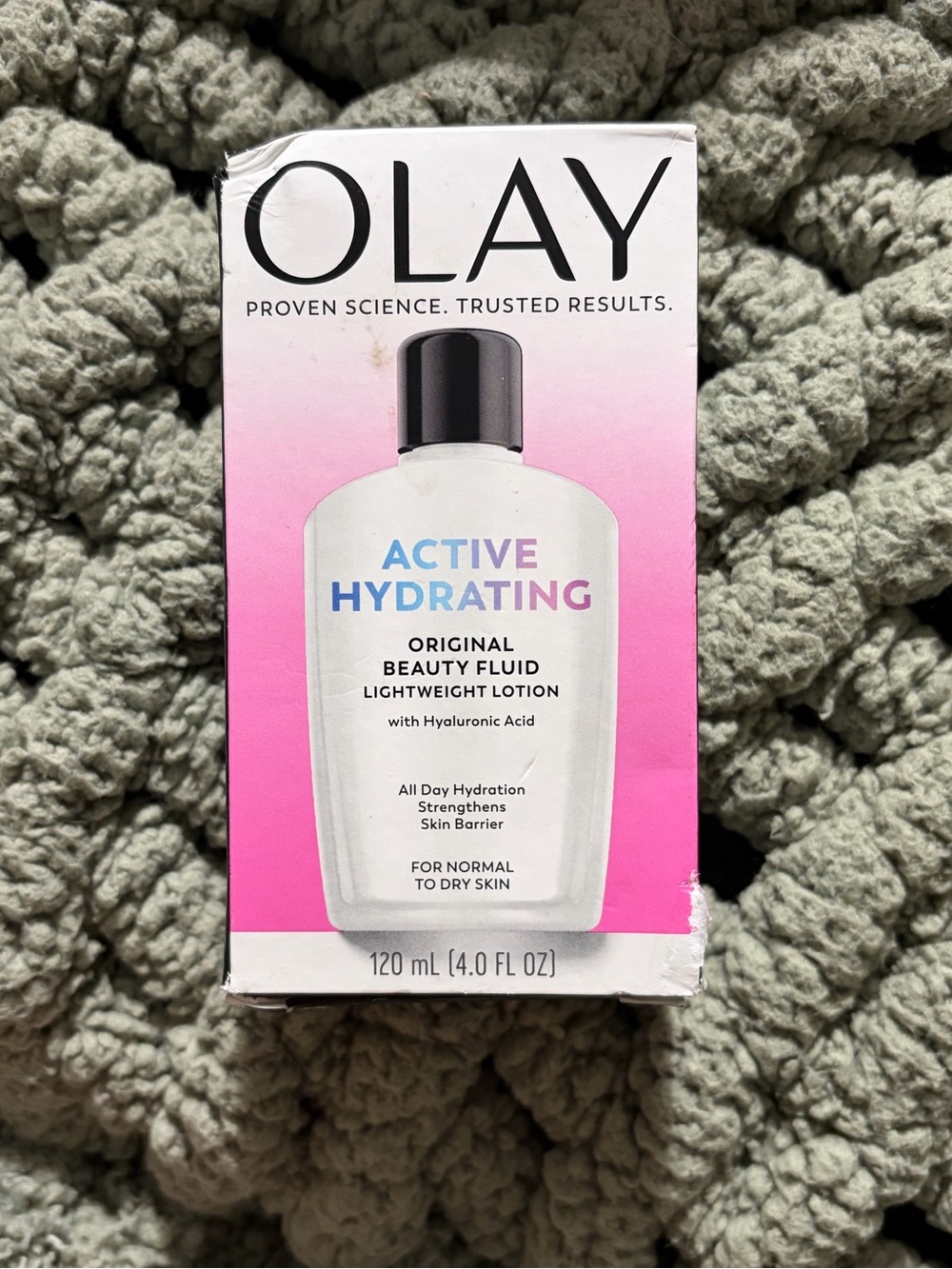 OLAY Active Hydrating Beauty Fluid Lotion Original 4 OZ